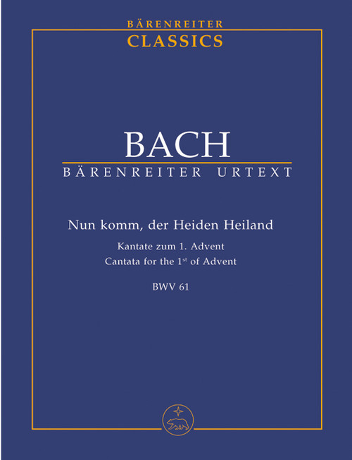 Bach, J.S. - Nun komm, der Heiden Heiland [Bar:TP1061]