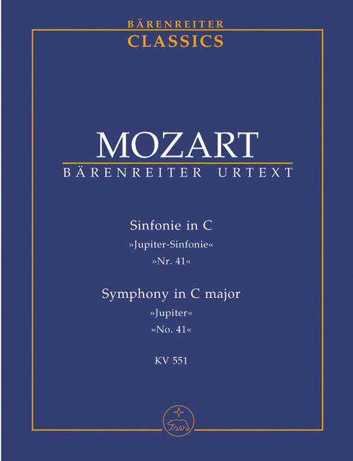 Mozart, Symphony No. 41 C major KV 551 'Jupiter Symphony' [Bar:TP17]