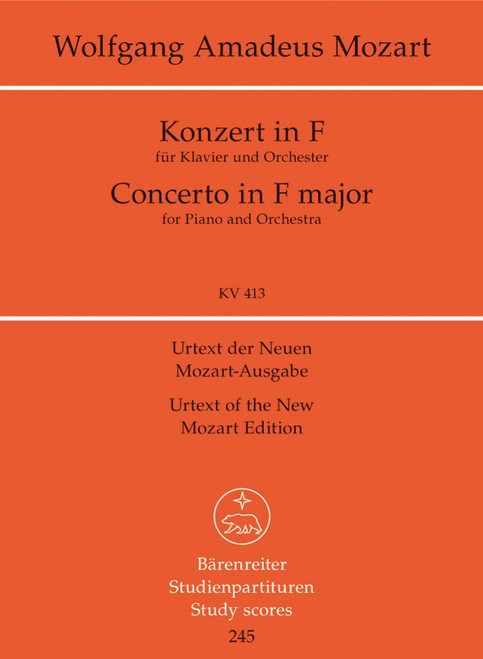 Mozart, Piano Concerto F major KV 413(387a) [Bar:TP245]