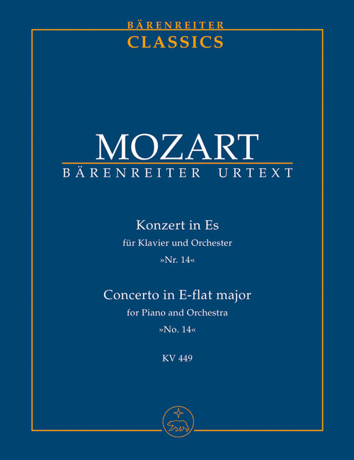 Mozart, Piano Concerto No. 14 E flat major KV 449 [Bar:TP247]