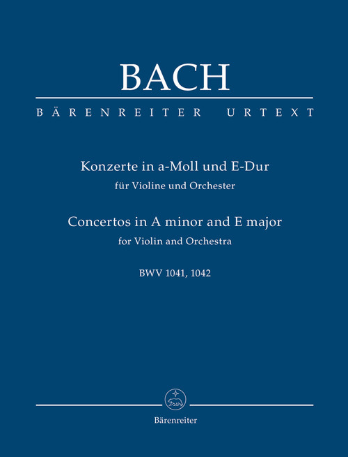 Concertos in A minor and E major for Violin and Orchestra BWV 1041, BWV 1042 [Bar:TP269]