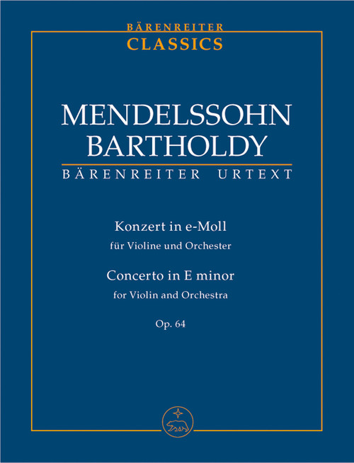 Mendelssohn Bartholdy, Concerto for Violin and Orchestra e minor op. 64 [Bar:TP397]