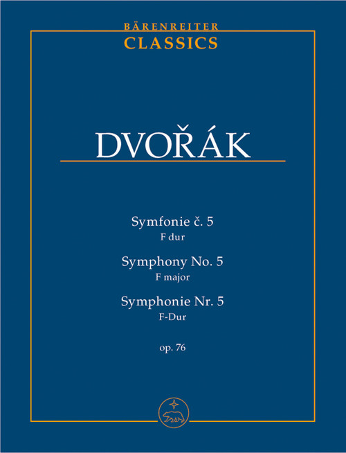 Dvorak, Symphony No. 5 F major op. 76 [Bar:TP505]