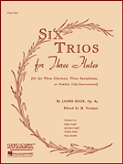 Hook, Six Trios for Three Flutes, Op. 83 [HL:4474600]