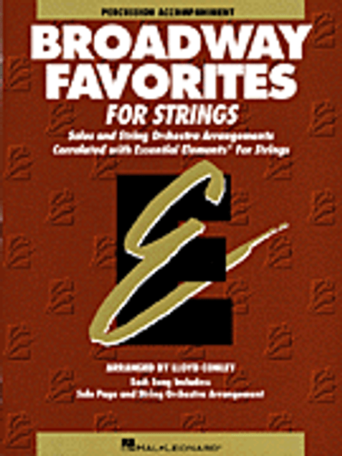 Essential Elements Broadway Favorites for Strings - Percussion Accompaniment  [HL:868045]