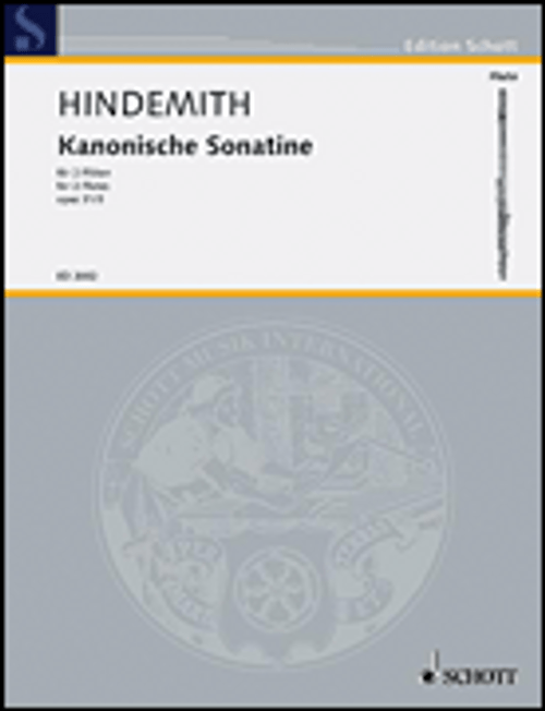 Hindemith, Canonic Sonatina, Op. 31, No. 3 (1923) [HL:49003576]