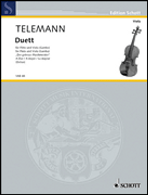 Telemann, Duet in A Major from Der getreue Musikmeister [HL:49012271]