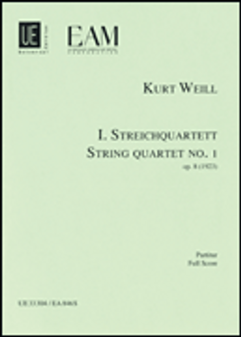 Weill, String Quartet No. 1, Op. 8 [HL:49014952]