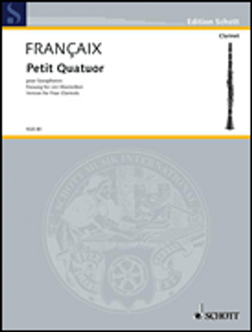 Francaix, Petit Quatuor pour Saxophones [HL:49011068]