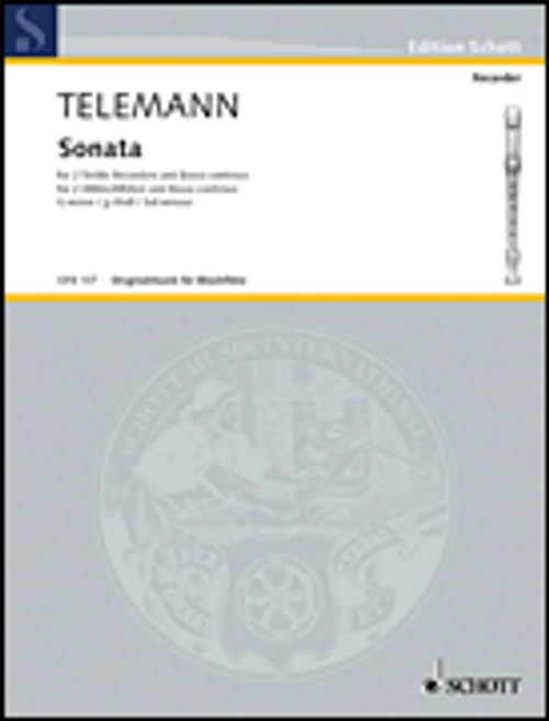 Telemann, Sonata in G minor [HL:49011206]