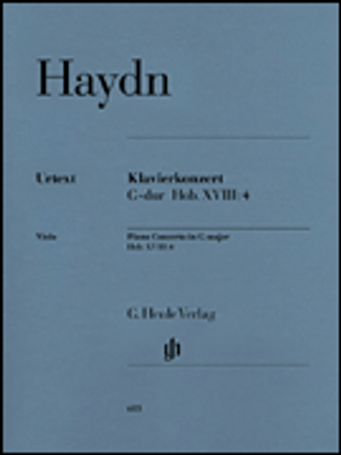 Haydn, Concerto for Piano (Harpsichord) and Orchestra G Major Hob.XVIII:4 [HL:51480683]