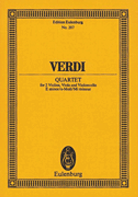 Verdi, String Quartet in E minor [HL:49009727]