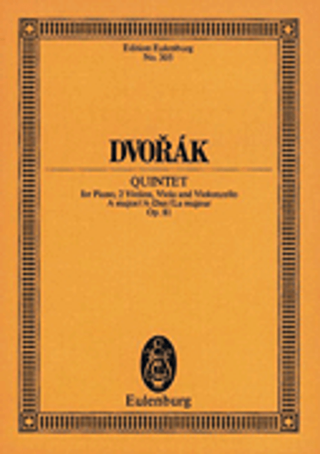 Dvorak, Piano Quintet in A Major, Op. 81 [HL:49009809]