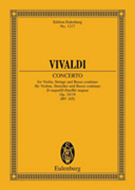 Vivaldi, Violin Concerto in D Major, Op. 35, No. 19 [HL:49009471]
