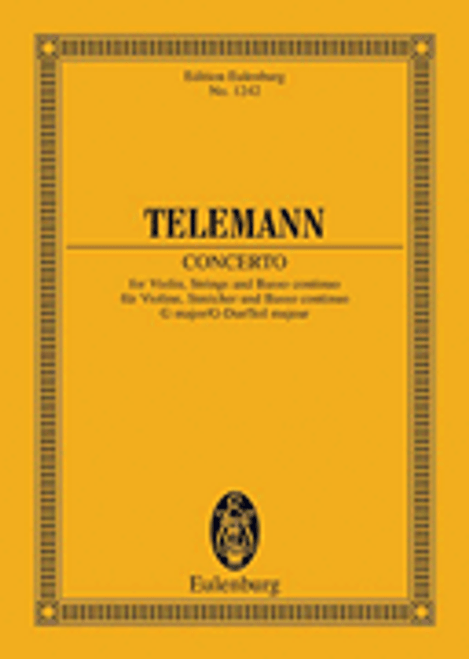 Telemann, Violin Concerto in G Major [HL:49009489]