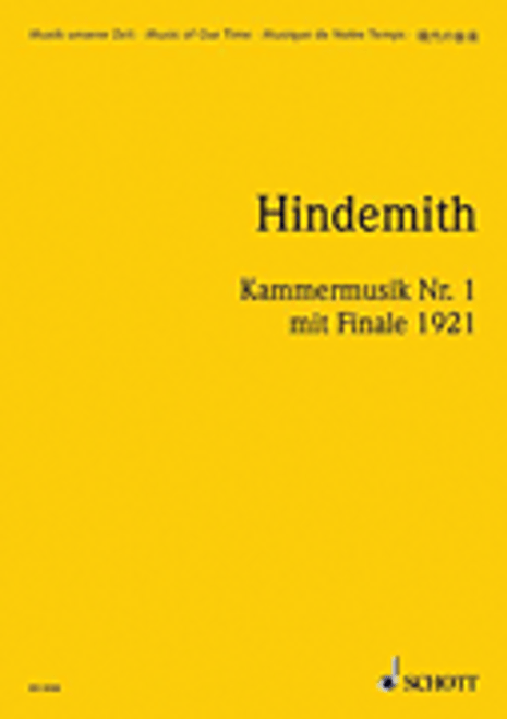 Hindemith, Kammermusik #1 Op. 24, No. 1 (1921) [HL:49004128]
