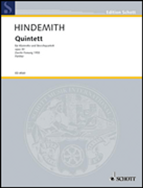 Hindemith, Clarinet Quintet Op. 30 [HL:49004989]