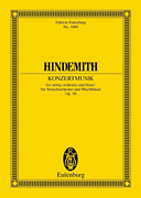 Hindemith, Konzertmusik, Op. 50 [HL:49009625]