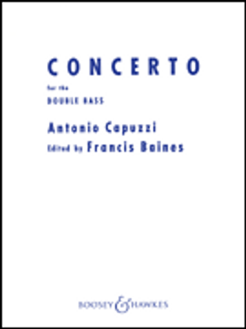 Capuzzi, Double Bass Concerto in F [HL:48003024]