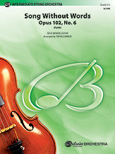 Song Without Words, Opus 102, No. 6 (Faith) [Alf:00-31534S]