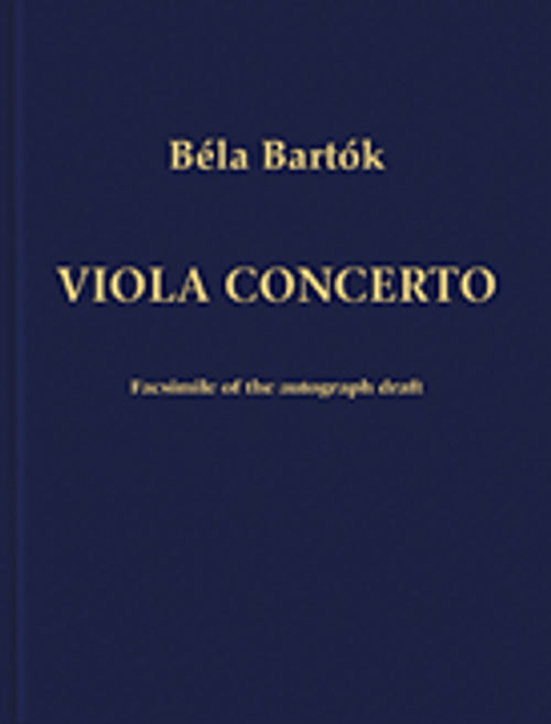 Bartok, Concerto for Viola and Orchestra [HL:220319]