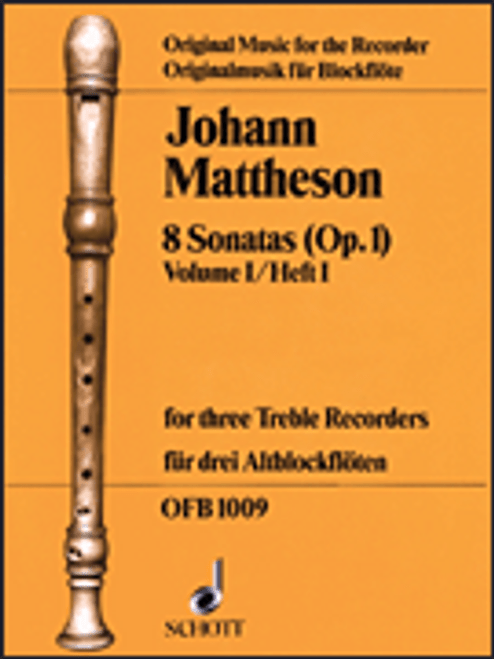 8 Sonatas, Op. 1, Volume 1 [HL:49011174]