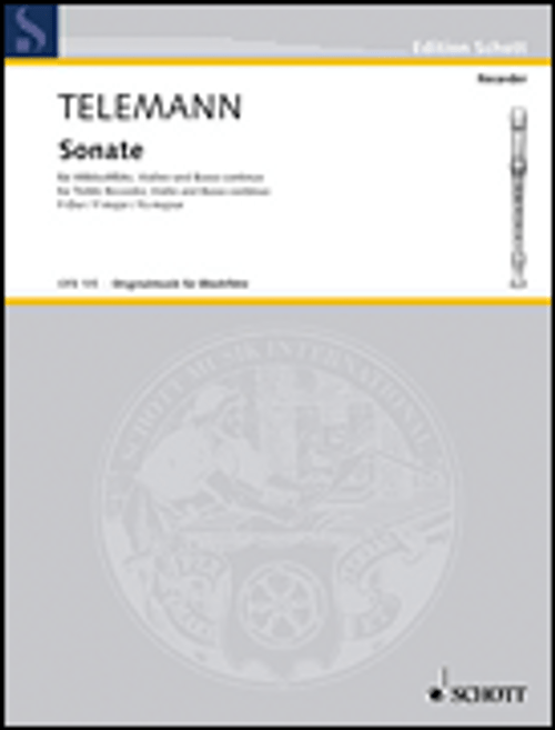 Telemann, Sonata in F Major [HL:49011204]