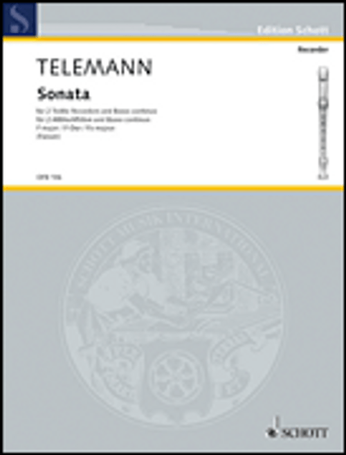 Telemann, Sonata in F Major [HL:49011205]