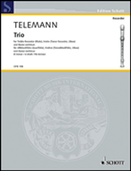 Telemann, Trio in D minor [HL:49011207]