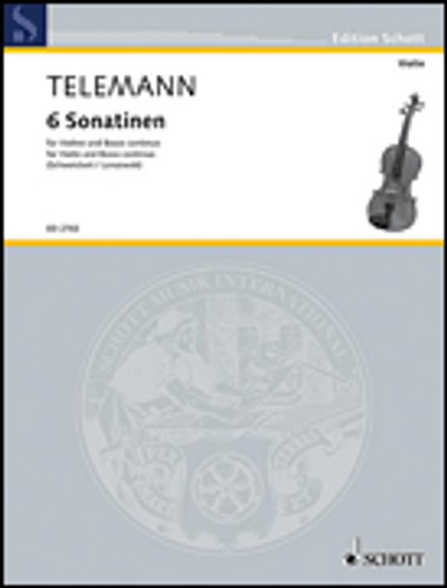 Telemann, 6 Sonatinas [HL:49003963]