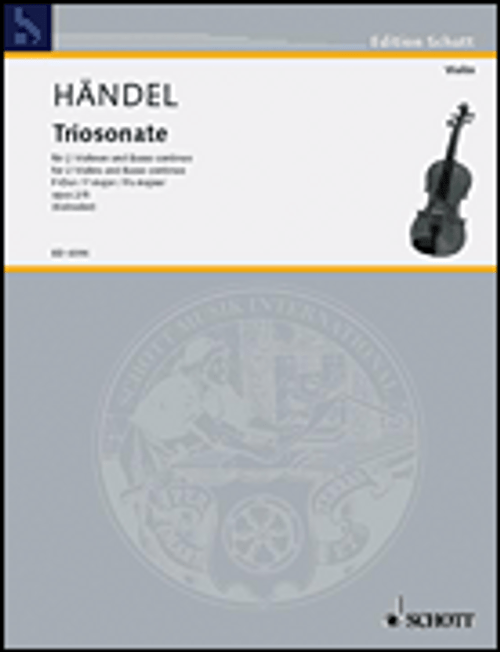 Handel, 9 Trio Sonatas Op. 2, No. 5 [HL:49004855]