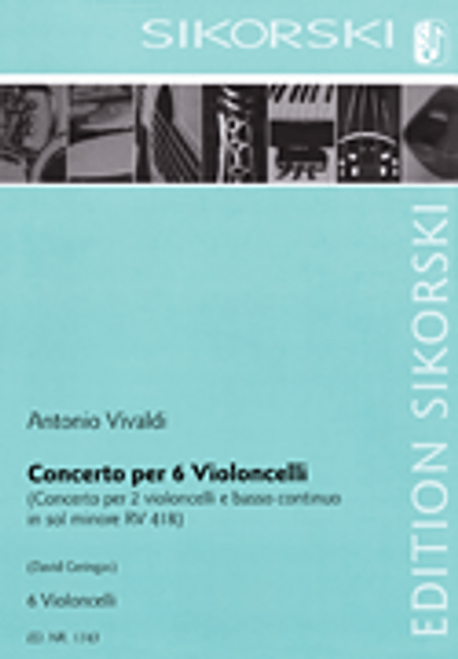 Vivaldi, Concerto for Six Violoncellos [HL:50490509]