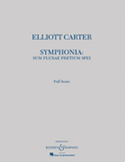 Carter, Symphonia: sum fluxae pretium spei [HL:48019880]