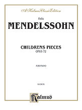 Children's Pieces, Opus 72 [Alf:00-K03678]