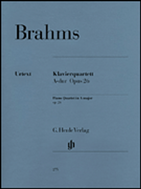 Brahms, Piano Quartet A Major Op. 26 [HL:51480275]