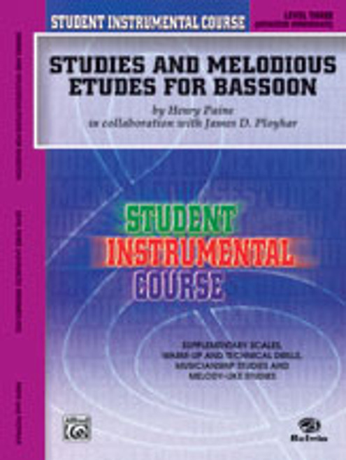 Student Instrumental Course: Studies and Melodious Etudes for Bassoon, Level III [Alf:00-BIC00327A]