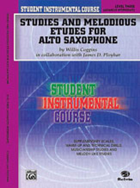 Student Instrumental Course: Studies and Melodious Etudes for Alto Saxophone, Level III [Alf:00-BIC00332A]