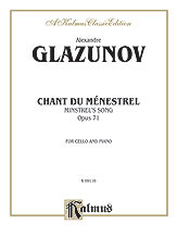 Chant du Menstrel, Opus 71 [Alf:00-K09116]