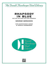 Rhapsody in Blueâ˘ (Setting for Piano and Wind Ensemble) [Alf:00-DH9804C]