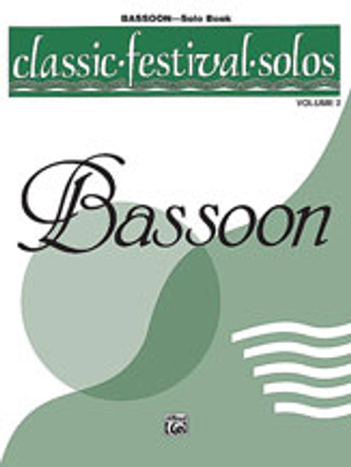 Classic Festival Solos (Bassoon), Volume 2 Solo Book [Alf:00-EL03879]