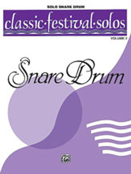 Classic Festival Solos (Snare Drum), Volume 2 Solo Book (Unaccompanied) [Alf:00-EL03901]