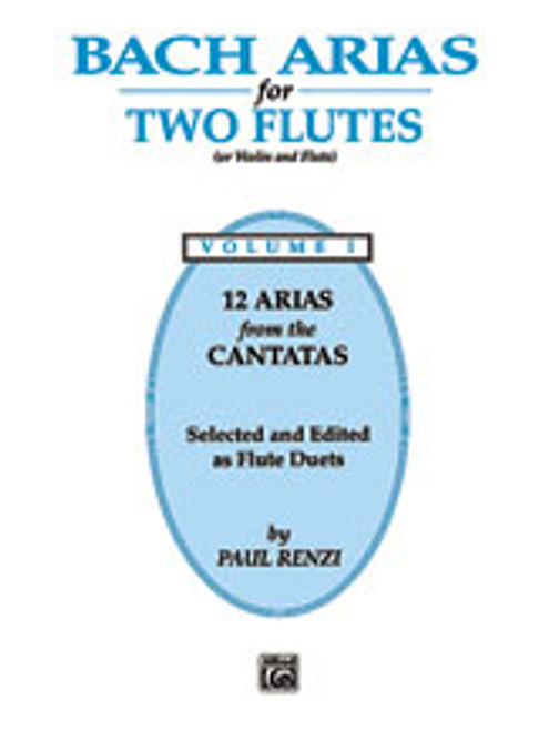 Bach Arias for Two Flutes, Volume I [Alf:00-EL03908]
