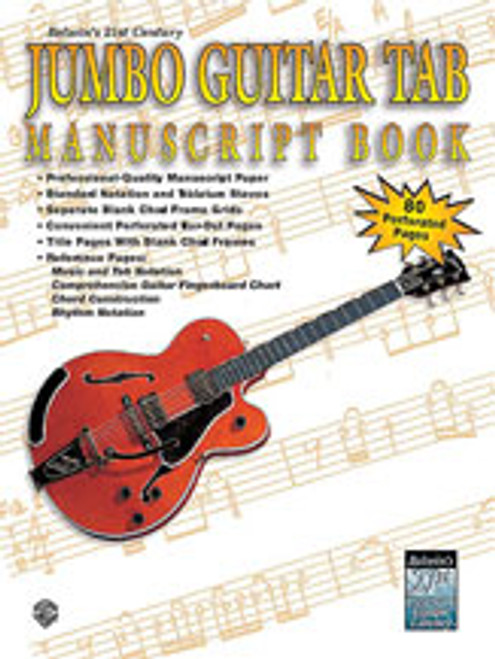 21st Century Jumbo Guitar TAB Manuscript Book [Alf:00-EL9930]