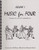 Music for Four, Volume 1, Part 4 - Bass Clarinet [LR:70143]