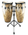 10 inch. & 11 inch. Supremo Select Series Congas - Willow Finish with Double Stand [HL:266869]