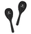 Black Little Plastic Maracas [HL:289033]