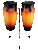 Supremo Sunburst Series Congas [HL:364144]