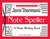 Note Speller [HL:412833]