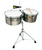 Deep-Shell Brushed Chrome Finish Timbales [HL:755209]