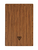 Zebrano Cajon Replacement Front Plate [HL:755464]